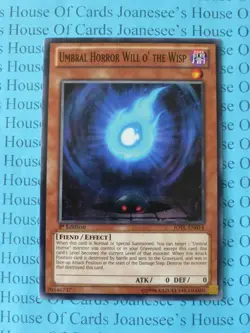 Umbral Horror Will o' the Wisp JOTL-EN014 Common Yu-Gi-Oh Card 1st Edition New - Image 1