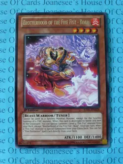 Brotherhood of the Fire Fist - Boar JOTL-EN026 Rare Yu-Gi-Oh Card 1st Edition - Image 1