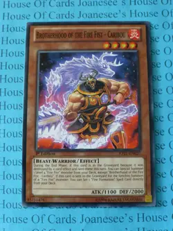 Brotherhood of the Fire Fist - Caribou JOTL-EN027 Yu-Gi-Oh Card 1st Edition New - Image 1