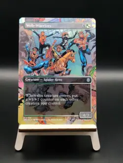 Web-Warriors (Borderless Foil) - #203 - Uncommon - Marvel's Spider-Man - Image 1