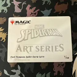 Flash Thompson, Spider-Fan Magic The Gathering Spider-Man Art Series #1/54 - Image 2