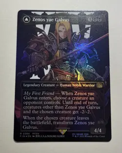 Final Fantasy Zenos yae Galvus // Shinryu, Transcendent Rival Foil - Image 1