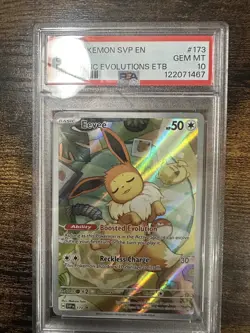 Pokemon Svp En-Sv Black Star Promo #173 Eevee Prismatic Evolutions Etb PSA 10 - Image 1