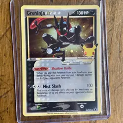 Greninja Gold Star - SWSH144 Celebrations Black Star Promo - Pokemon TCG - SWIRL - Image 1