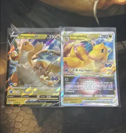 Dragonite V SWSH235 VSTAR SWSH236 BLACK STAR PROMO - Image 1