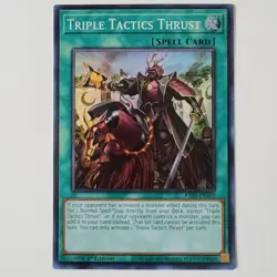 Triple Tactics Thrust - RA03-EN072 - NM - Super Rare - 1st ed - Yugioh - Image 1