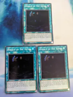 YuGiOh! Herald of the Abyss SOFU-EN063 x 3 PLAYSET Super Rare - Image 1