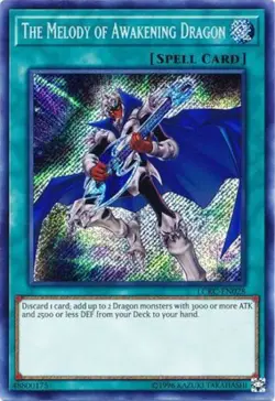 Yugioh! LP The Melody of Awakening Dragon - LCKC-EN028 - Secret Rare - Unlimited - Image 1