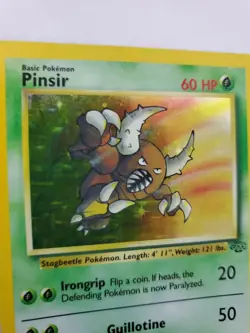 Pinsir Jungle Holo Pokemon Card Base Fossil WOTC - Image 2
