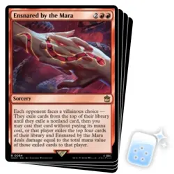 ENSNARED BY THE MARA X4 Universes Beyond: Doctor Who Magic MTG MINT CARD - Image 1