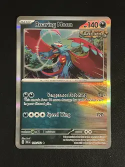 Lot of 2 Roaring Moon Holo Pokemon Cards - McDonald’s & Temporal Forces - Image 2