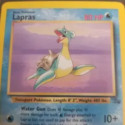 Lapras 25/62 Non Holo Rare- Lightly Played- Fossil- Vintage Pokemon Card - Image 3