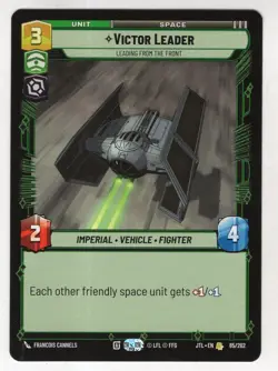 Star Wars Unlimited JTL Card #85 Victor Leader - Image 1
