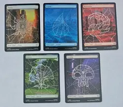 Marvel's Spider-Man Full Art Basic Land (FOIL) Set MTG SPM Magic TCG - Image 1