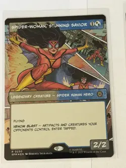 Spider-Woman, Stunning Savior Borderless Marvel's Spider-Man Foil 230 - Image 1