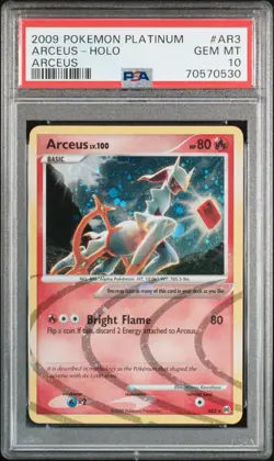 2009 POKEMON PLATINUM ARCEUS #AR3 ARCEUS-HOLO PSA 10 - Image 1