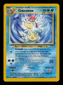 Croconaw 31/111 - LP - Neo Genesis, WOTC Pokemon - Image 1