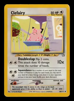 Clefairy 30/111 - MP - Neo Genesis, WOTC Pokemon - Image 1