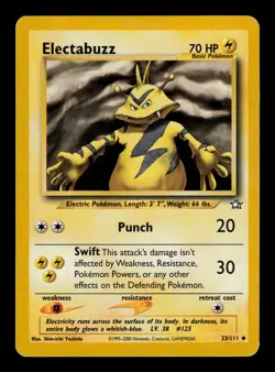 Electabuzz 33/111 - MP - Neo Genesis, WOTC Pokemon - Image 1