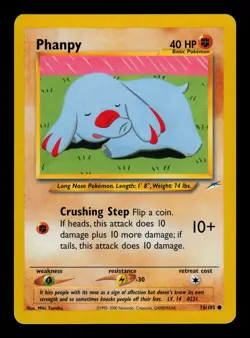 Phanpy 76/105 - LP - Neo Destiny, WOTC Pokemon - Image 1
