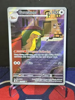 Gumshoos 153/132 Me01: Mega Evolution Holo Full Art The "Donald Trump Pokemon" - Image 1