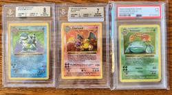 Pokemon Base Set SHADOWLESS Complete holos 1-16 BGS/PSA 8 Charizard NM-MT - Image 2