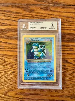 Pokemon Base Set SHADOWLESS Complete holos 1-16 BGS/PSA 8 Charizard NM-MT - Image 5