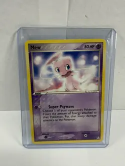 Pokemon Mew 111/110 Non Holo Rare DVD Promo *Damaged* - Image 1