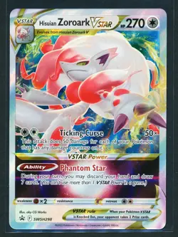 Hisuian Zoroark VSTAR SWSH298 Black Star Promo Pokemon 2022 Sword & Shield NM - Image 1