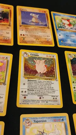Pokemon Vintage 1999 Jungle Card Lot of 34 Including Holos and 1st Editions - Image 3