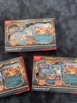 Pokemon TCG: Charizard Ex Special Collection (1 Foil Promo Card, 2 Foil Cards, - Image 1