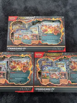 Pokemon TCG: Charizard Ex Special Collection (1 Foil Promo Card, 2 Foil Cards, - Image 4