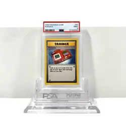 POKEDEX TRAINER 87/102 - BASE SET 1999 POKEMON CARD - FRESH SLAB - PSA 9 MINT - Image 1