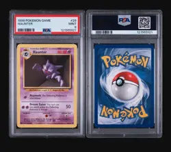 PONYTA 29/102 - BASE SET 1999 POKEMON CARD - FRESH SLAB - PSA 9 MINT - Image 4
