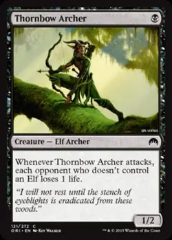 Thornbow Archer -Foil Medium Play MTG Magic Origins - Image 1