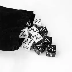 24 Pieces MTG Dice Counters Token Dice, Magic The Gathering Glitter Sparkle... - Image 4