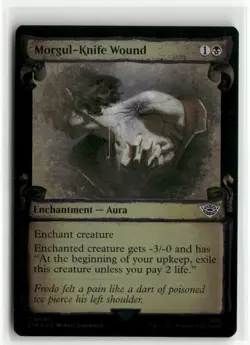 Morgul-Knife Wound Showcase Scrolls FOIL The Lord of the Rings MTG NM - Image 1