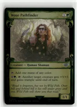 Wose Pathfinder Showcase Scrolls FOIL The Lord of the Rings MTG NM - Image 1
