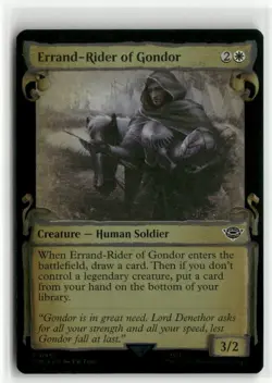 Errand-Rider of Gondor Showcase Scrolls FOIL The Lord of the Rings MTG NM - Image 1