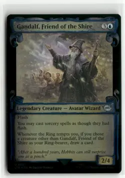 Gandalf, Friend of the Shire Showcase Scrolls FOIL The Lord of the Rings MTG NM - Image 1