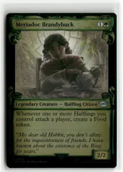Meriadoc Brandybuck Showcase Scrolls FOIL The Lord of the Rings MTG NM - Image 1