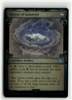 Mirror of Galadriel Showcase Scrolls FOIL The Lord of the Rings MTG NM - Image 1