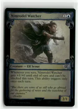 Nimrodel Watcher Showcase Scrolls FOIL The Lord of the Rings MTG NM - Image 1
