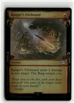 Ranger's Firebrand Showcase Scrolls FOIL The Lord of the Rings MTG NM - Image 1