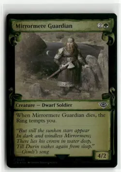 Mirrormere Guardian Showcase Scrolls FOIL The Lord of the Rings MTG NM - Image 1