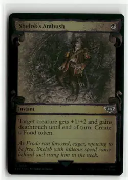 Shelob's Ambush Showcase Scrolls FOIL The Lord of the Rings MTG NM - Image 1
