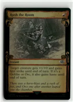 Rush the Room Showcase Scrolls FOIL The Lord of the Rings MTG NM - Image 1