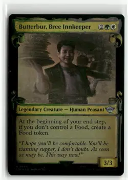 Butterbur, Bree Innkeeper Showcase Scrolls FOIL The Lord of the Rings MTG NM - Image 1