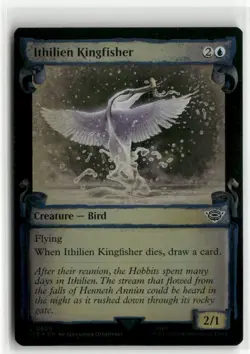 Ithilien Kingfisher Showcase Scrolls FOIL The Lord of the Rings MTG NM - Image 1