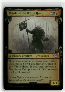 Ugluk of the White Hand Showcase Scrolls FOIL The Lord of the Rings MTG NM - Image 1